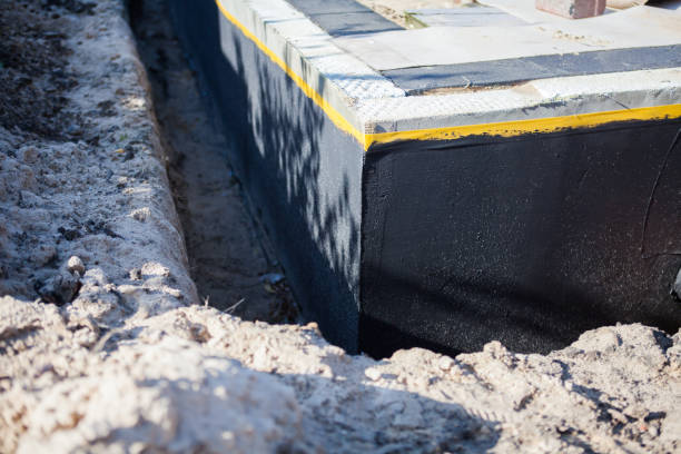 Residential Waterproofing installation at a Webster, NY home by SJ Waterproofing Pros